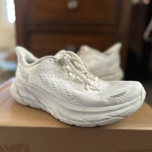 White Hoka Running Shoes | Size 6US | Lightly Worn